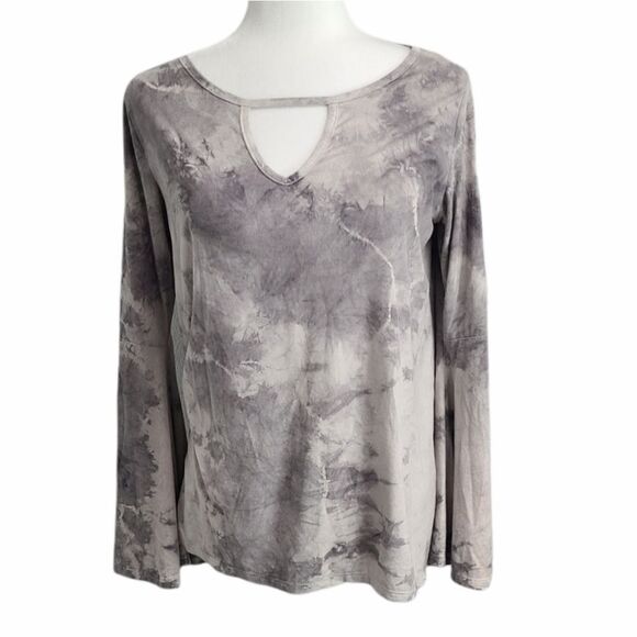 Ppla‎ Bell Sleeve Tie Dye Blouse Size Large - Picture 1 of 7